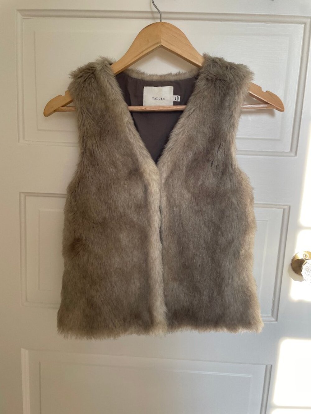 Talula faux fur vest